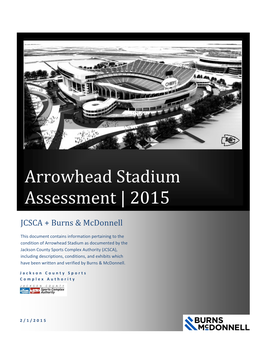 Arrowhead Stadium Assessment | 2015