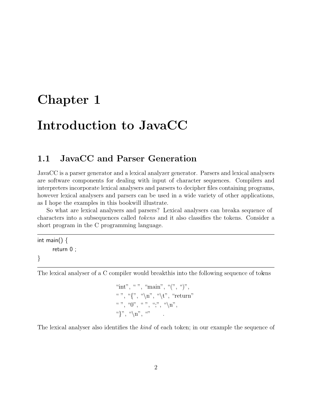 Javacc Tutorial