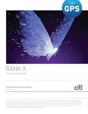 (2019). Bank X, the New Banks