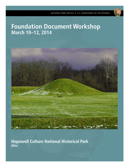 Foundation Document Workshop, March 10-12, 2014