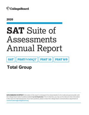 Document 2020 Total Group SAT Suite of Assessments Annual