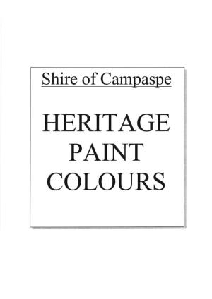 Guidelines-Heritage-Paint-Colours.Pdf