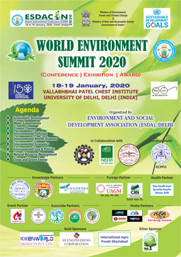 World Environment Summit 2020, Delhi