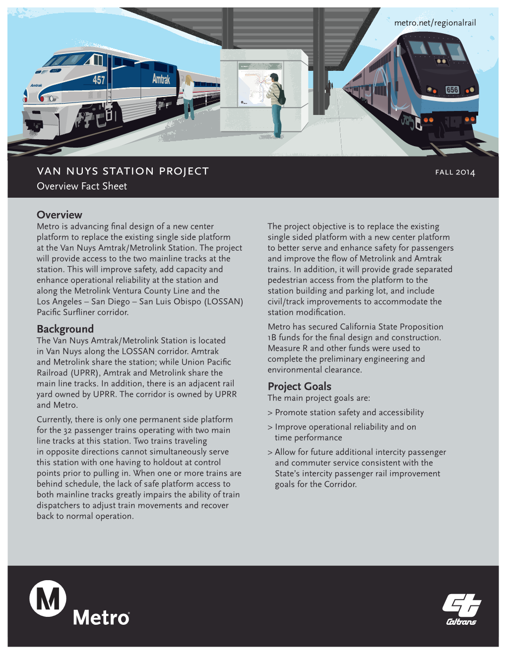 Van Nuys Station Project Fall 2014 Overview Fact Sheet