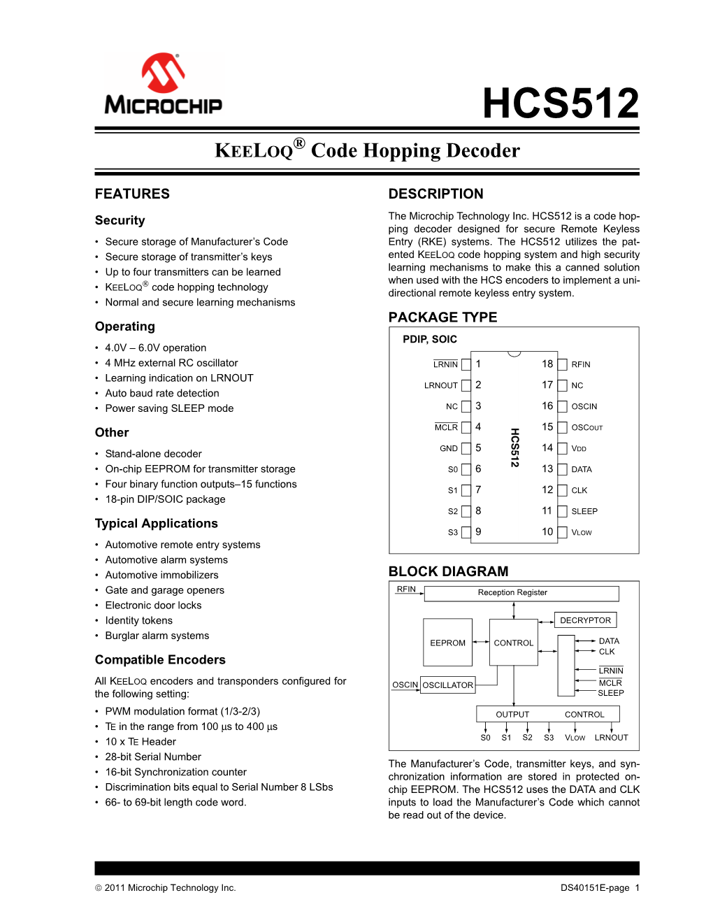 Keeloq Hopping Decoder