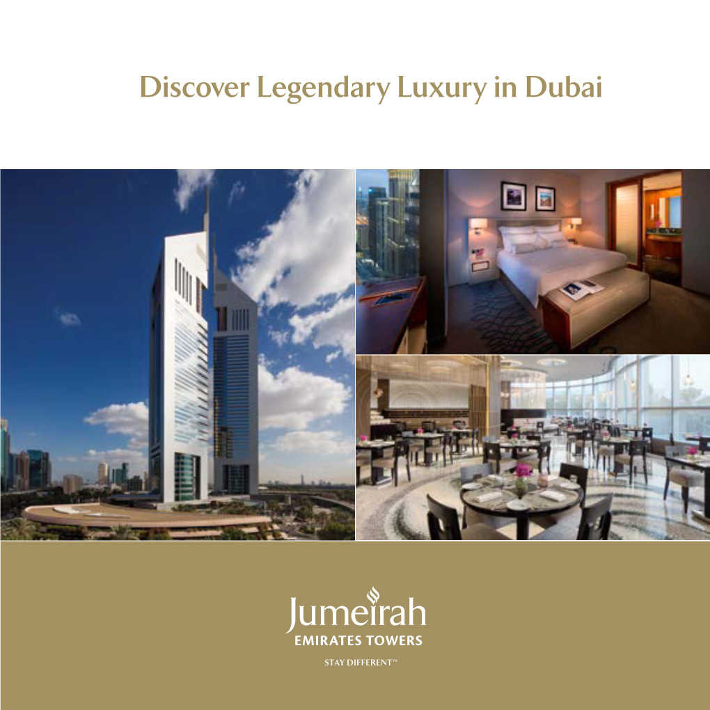 Emirates Towers PDF Brochure for Free Download