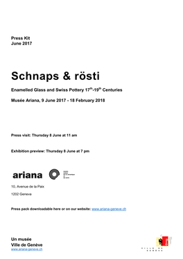 Schnaps & Rösti Enamelled Glass and Swiss Pottery 17