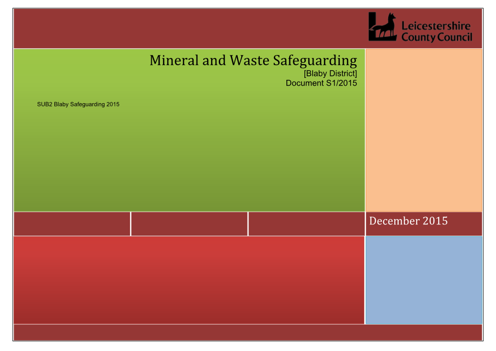 Blaby District] Document S1/2015