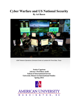 Cyber Warfare and US National Security by Ari Basen 