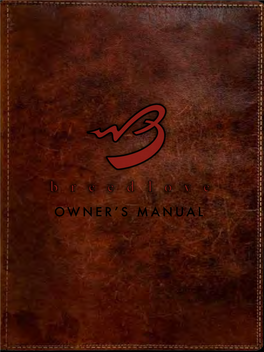 Breedlove Owner's Manual