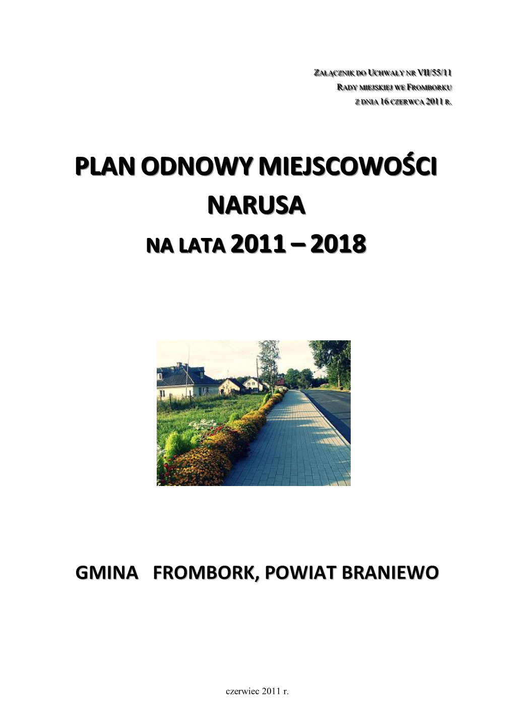 Plan Rozwoju Miejscowości Nowe Sadłuki