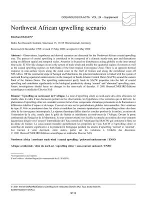 Northwest African Upwelling Scenario