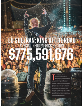 Ed Sheeran: King of the Road Special Infographics Section $775,591,676