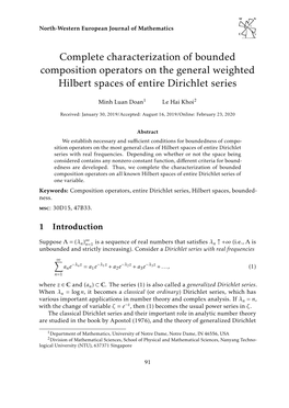 Composition Operators on Entire Dirichlet Series M