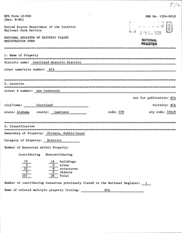 A?3 U 1S91 NATIONAL REGISTER of HISTORIC PLACES REGISTRATION FORM NATIONAL REGISTER Ssszaisssssss