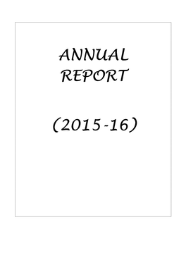 Annual Report (2015-16)