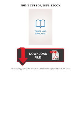 PDF Download Prime Cut Ebook, Epub