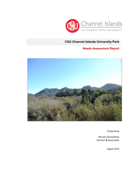 CSU Channel Islands University Park
