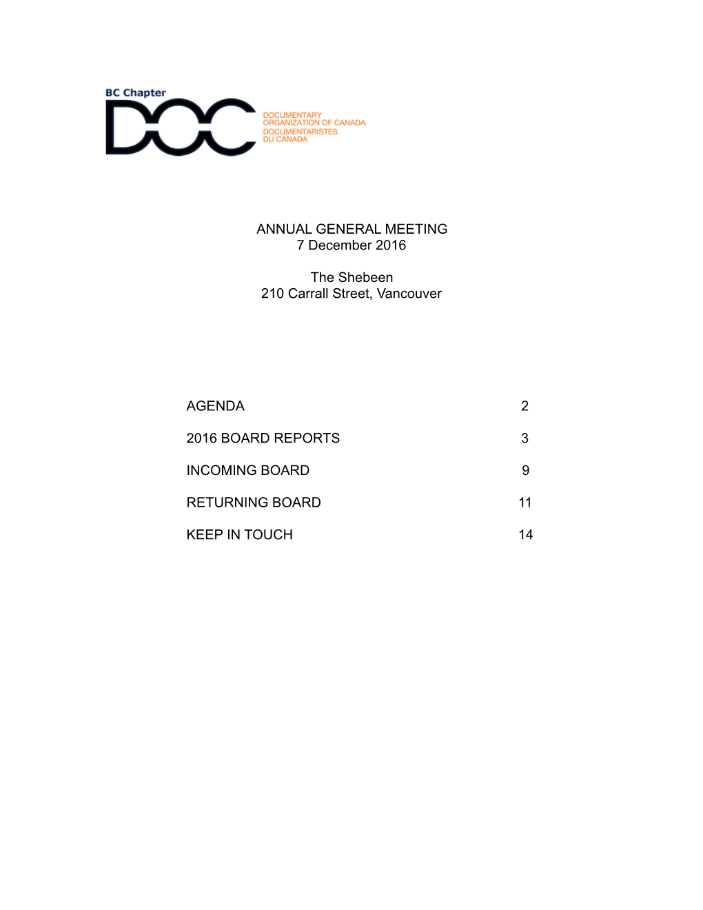 Doc Bc 2016 Agm Report