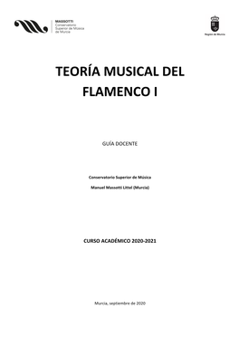 Teoría Musical Del Flamenco I