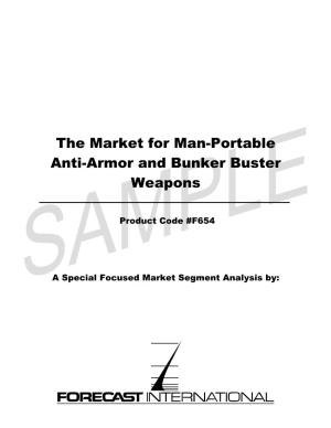 The Market for Man-Portable Anti-Armor and Bunker Buster Weapons