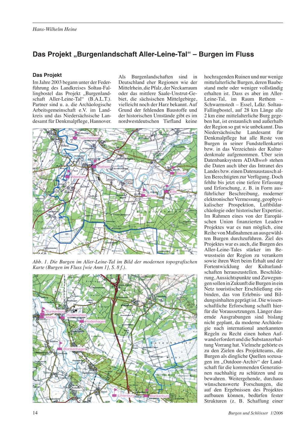 Das Projekt „Burgenlandschaft Aller-Leine-Tal“ – Burgen Im Fluss