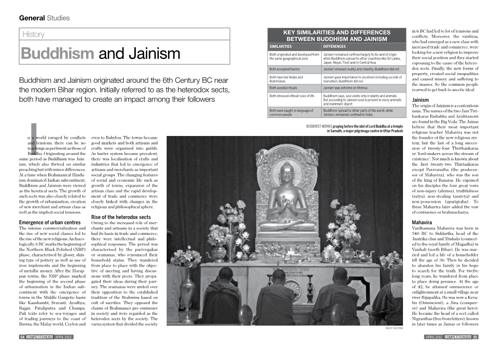 Buddhism and Jainism