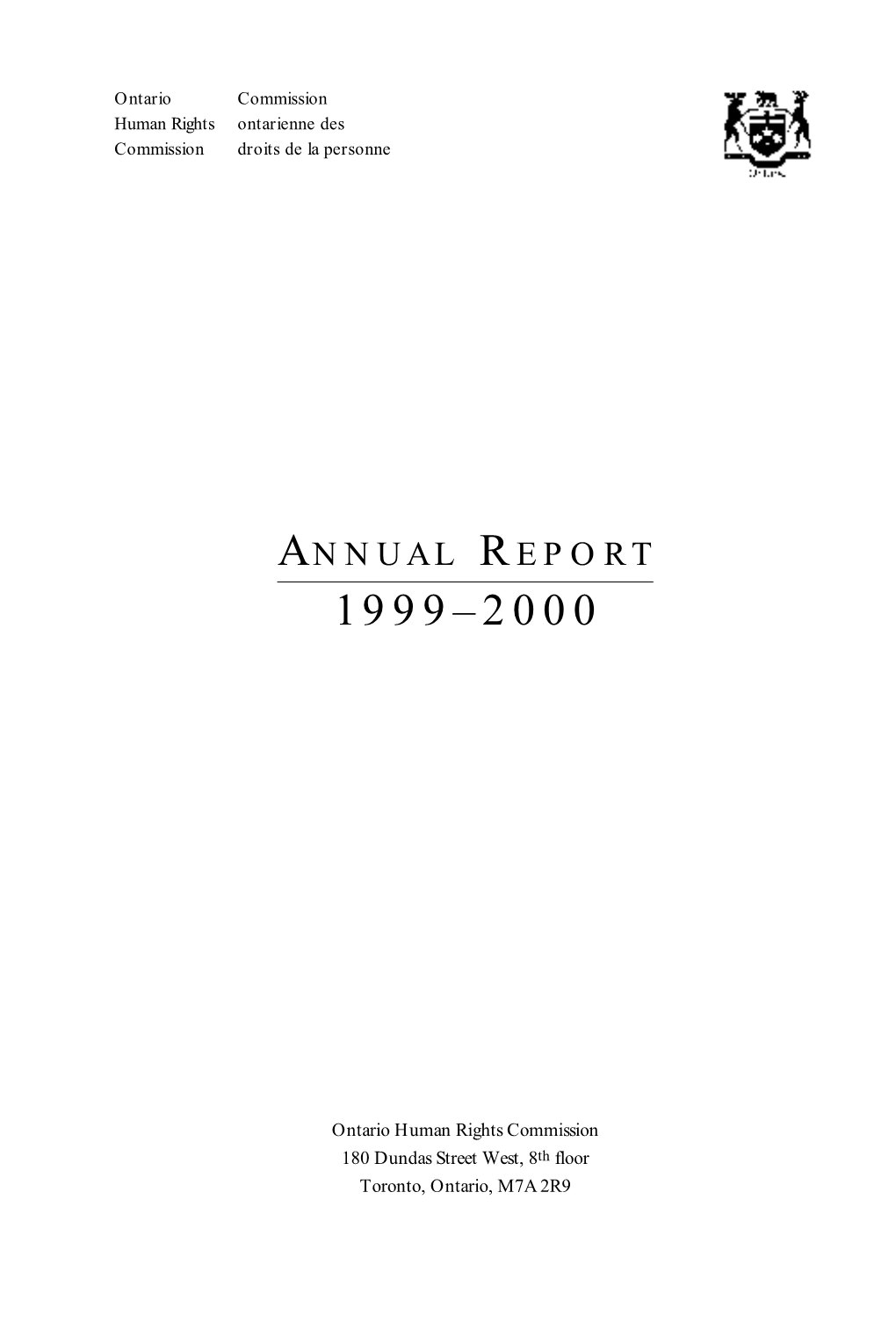 Annual Report 1999-2000