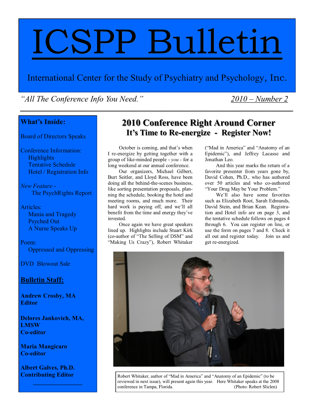 ICSPP Bulletin