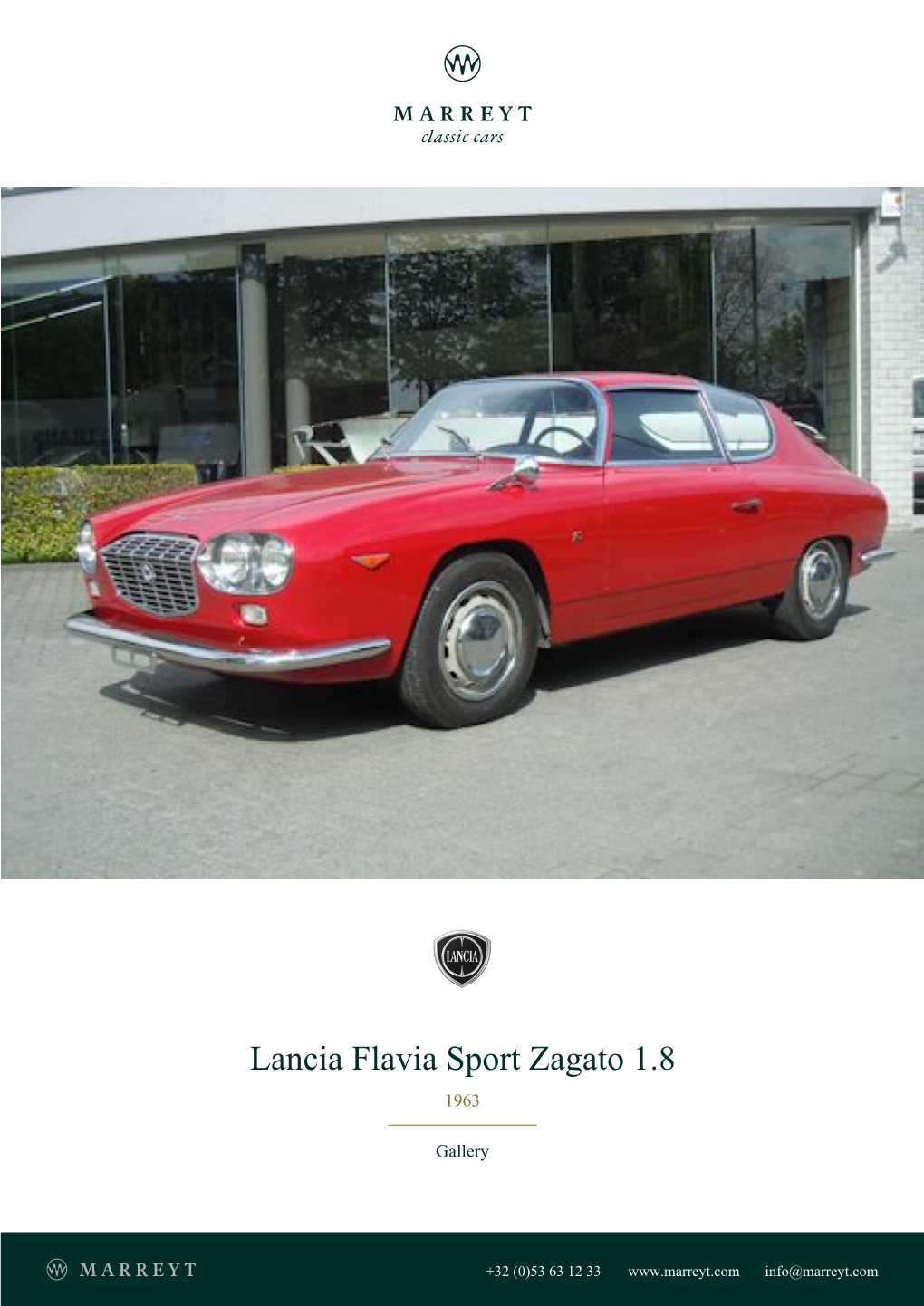 Lancia Flavia Sport Zagato 1.8 1963