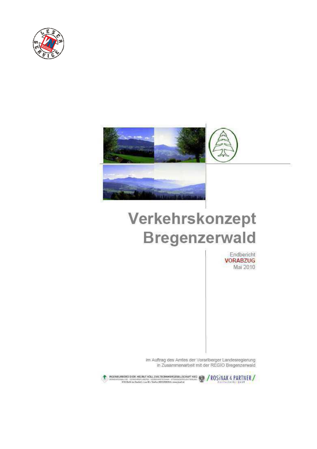 Verkehrskonzept Bregenzerwald Endbericht Mai 2010