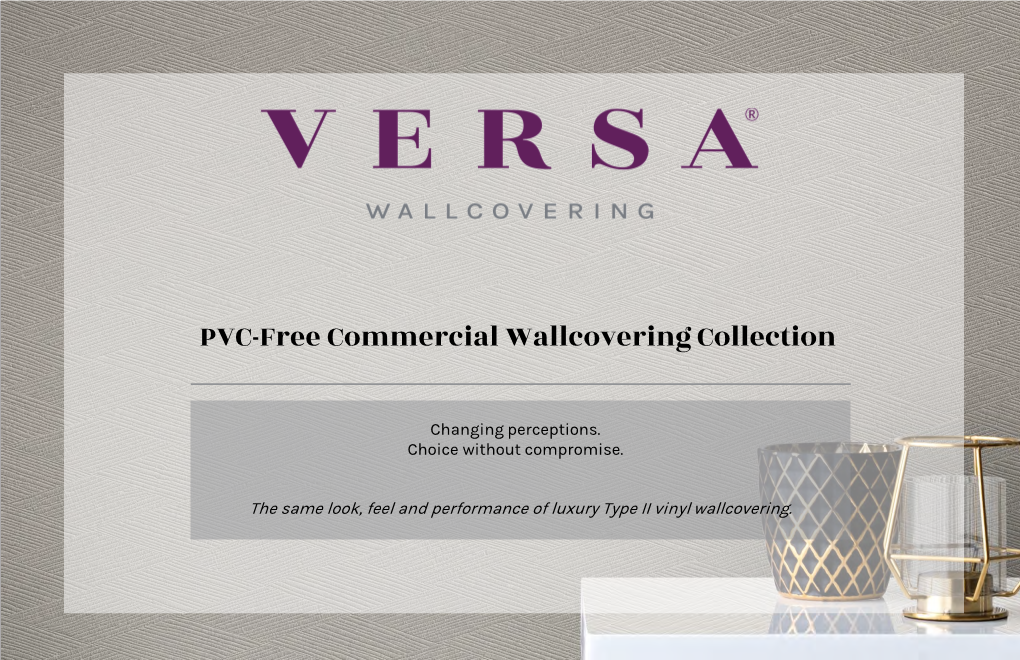 PVC-Free Commercial Wallcovering Collection