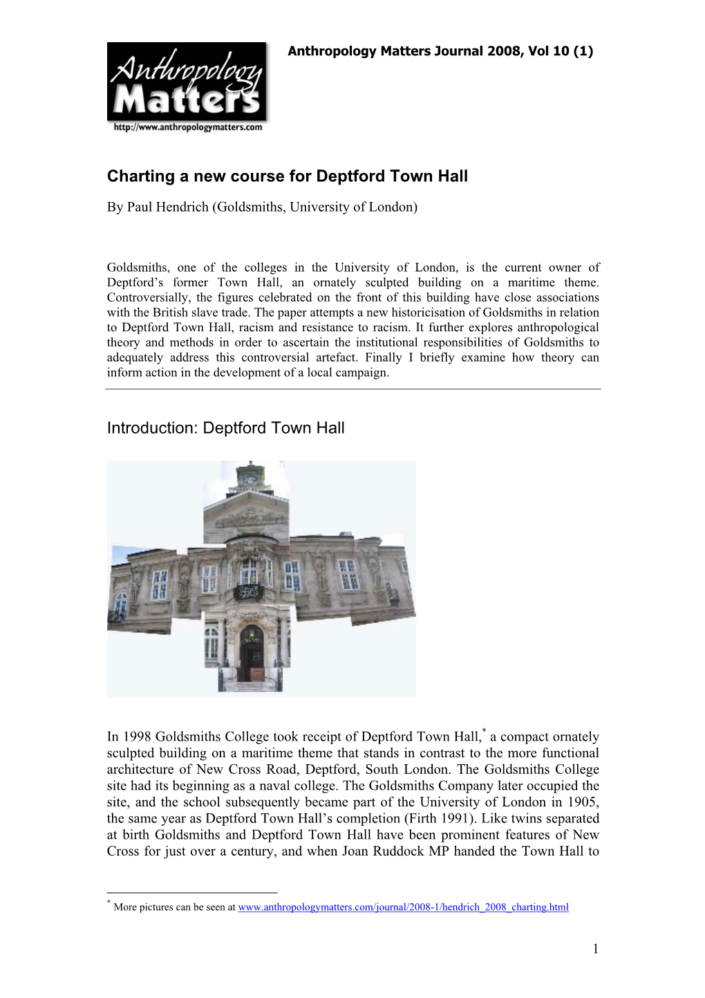 Deptford Town Hall