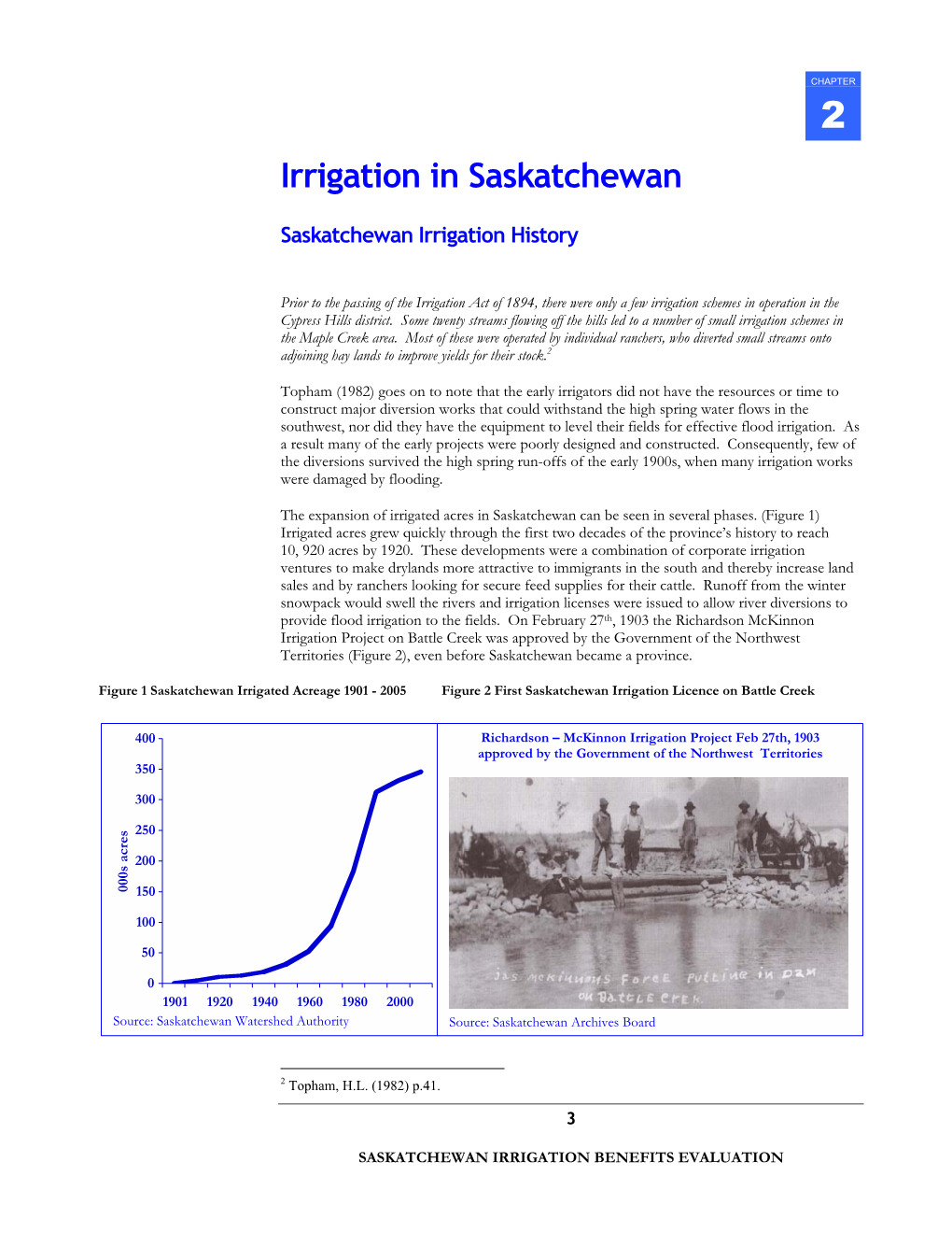 Ch. 2 Irrigation in Saskatchewan