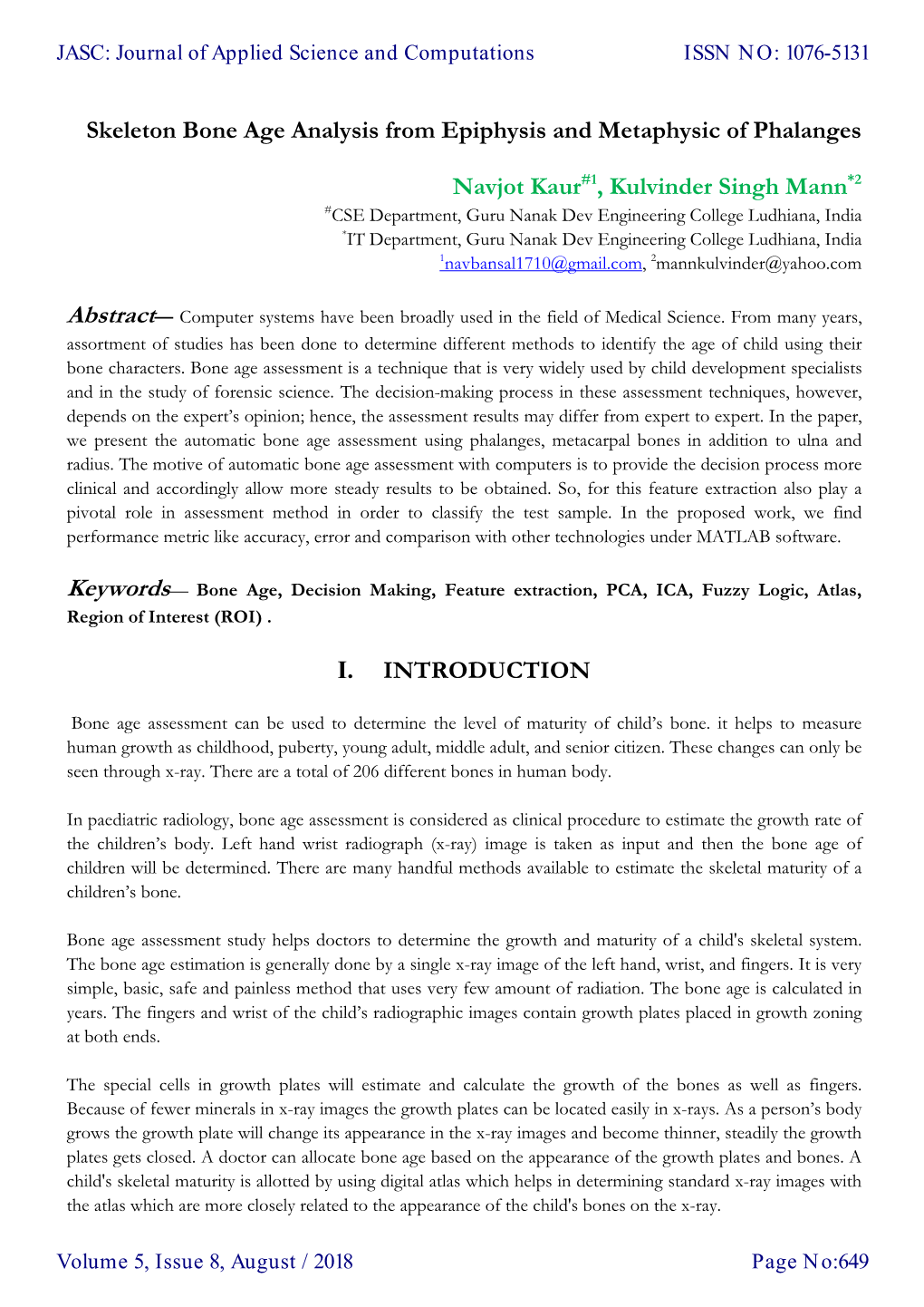 Skeleton Bone Age Analysis from Epiphysis and Metaphysic of Phalanges