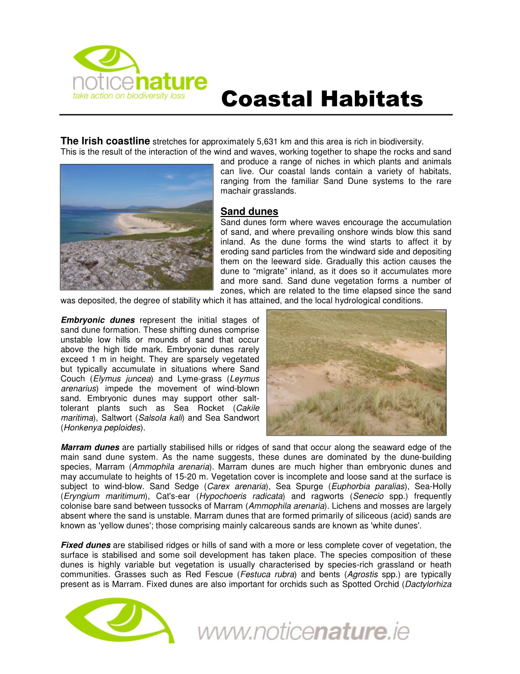 Coastal Habitats