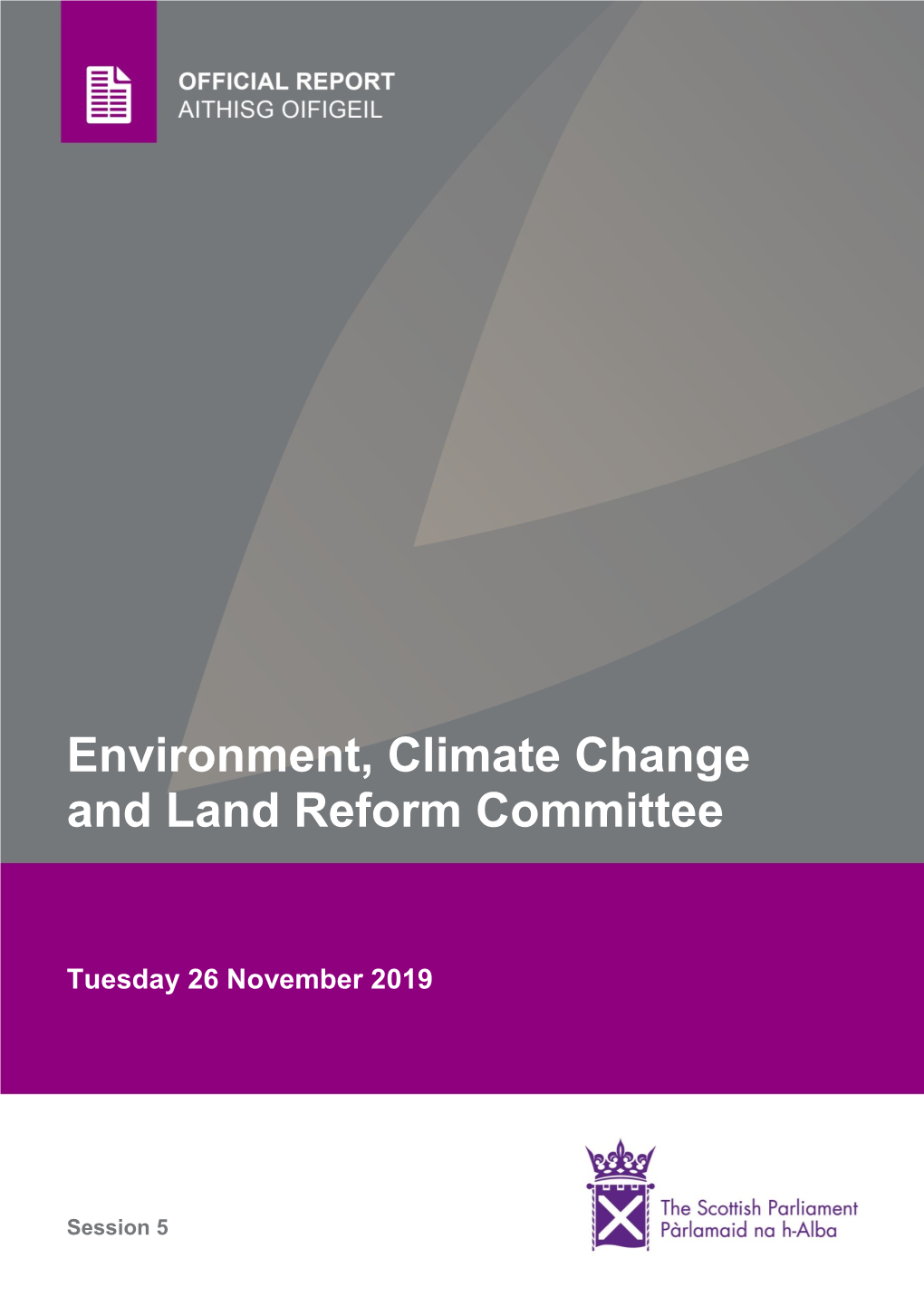 Environment, Climate Change and Land Reform Committee
