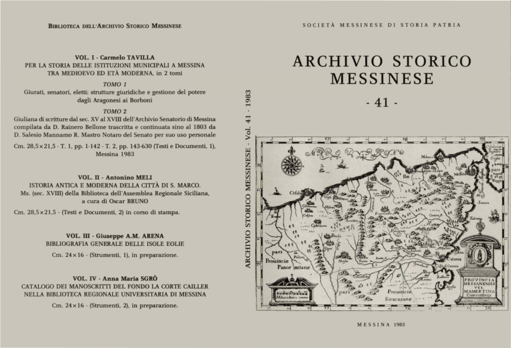 Archivio Storico Messinese