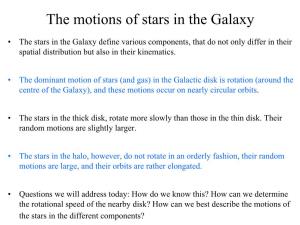 Stellar Kinematics in the Galaxy: Reference Frames