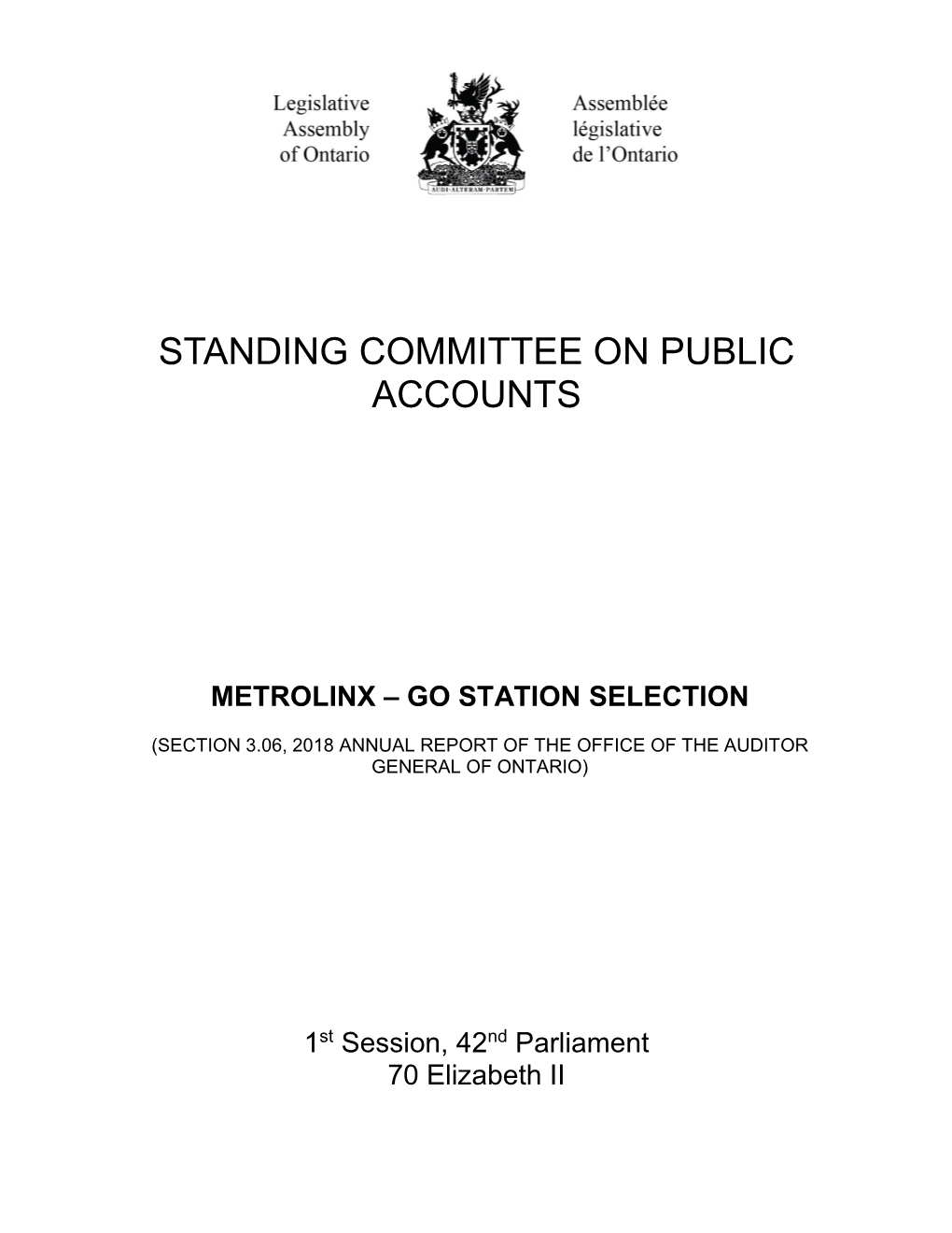 Standing Committee on Public Accounts