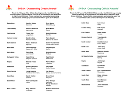 SHSAA 'Outstanding Coach Awards'