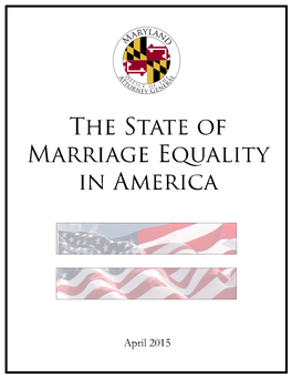 The State of Marriage Equality in America