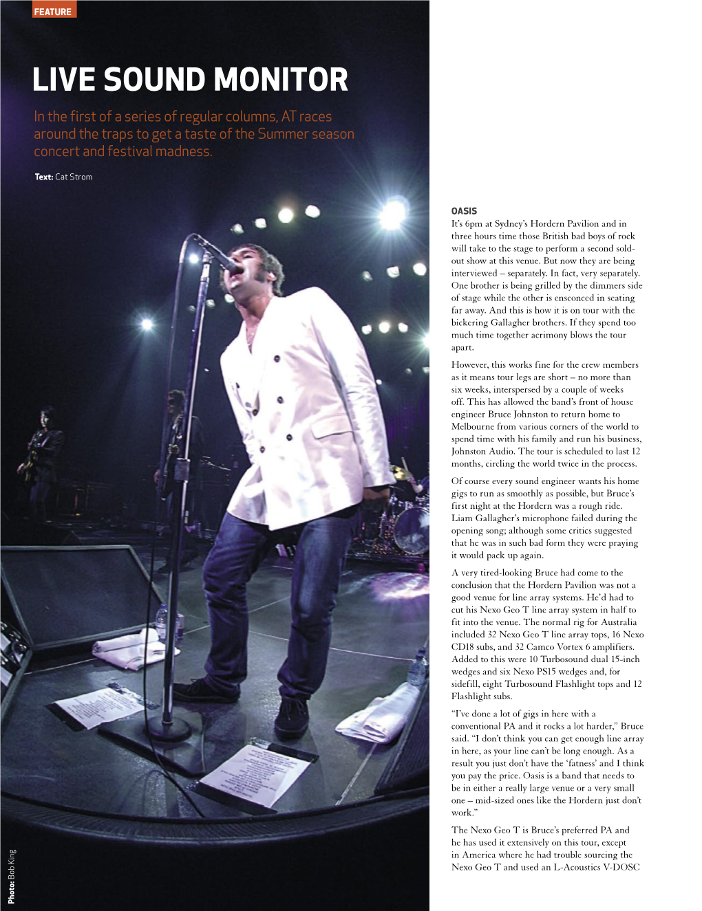 LIVE SOUND MONITOR Oasis Issue 45