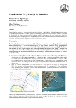 Zero-Emission Ferry Concept for Scandlines
