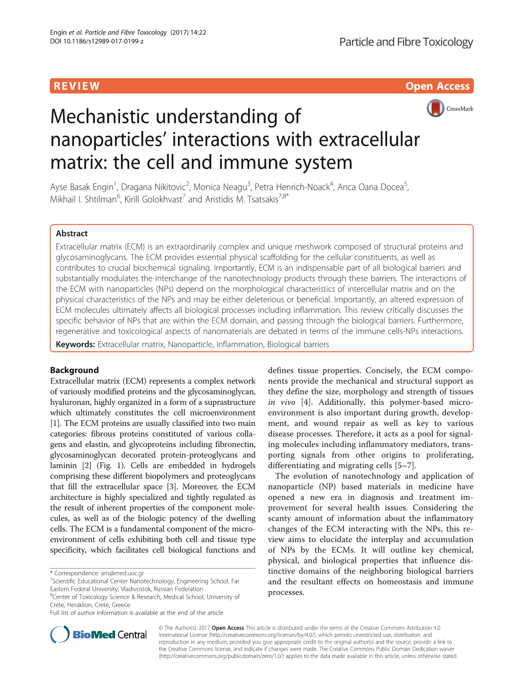 Mechanistic Understanding of Nanoparticles' Interactions With