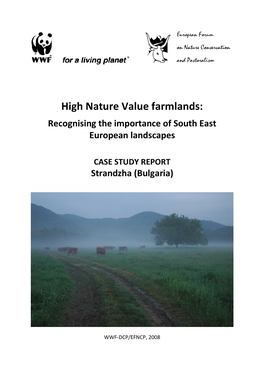 High Nature Value Farmlands