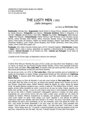 THE LUSTY MEN / 1952 (Idílio Selvagem)