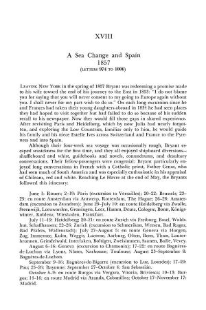 XVIII a Sea Change and Spain: 1857
