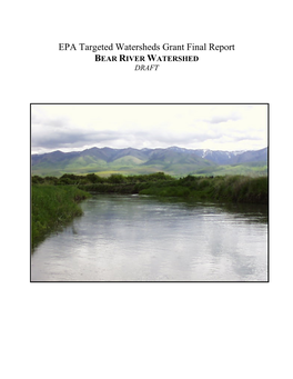 EPA Watershed Initiative Quarterly Project Progress