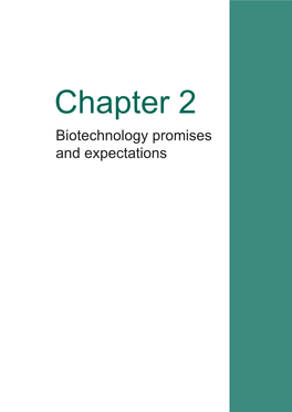 Chapter 2 Biotechnology Promises and Expectations Emerging Biotechnologies